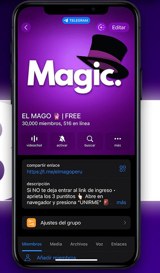 Ya estás dentro del grupo El Mago FREE